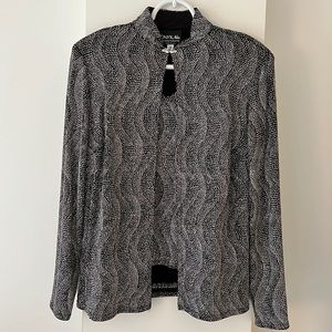 Onyx Nite Two Piece Black & Silver Top